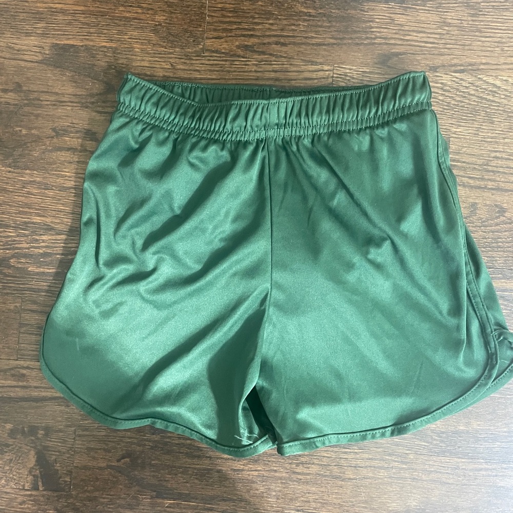 Alleson Athletic Green Girls Athletic Shorts